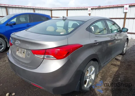 2013 Hyundai Elantra Gls from USA, damaged, VIN 5NPDH4AE9DH297516
